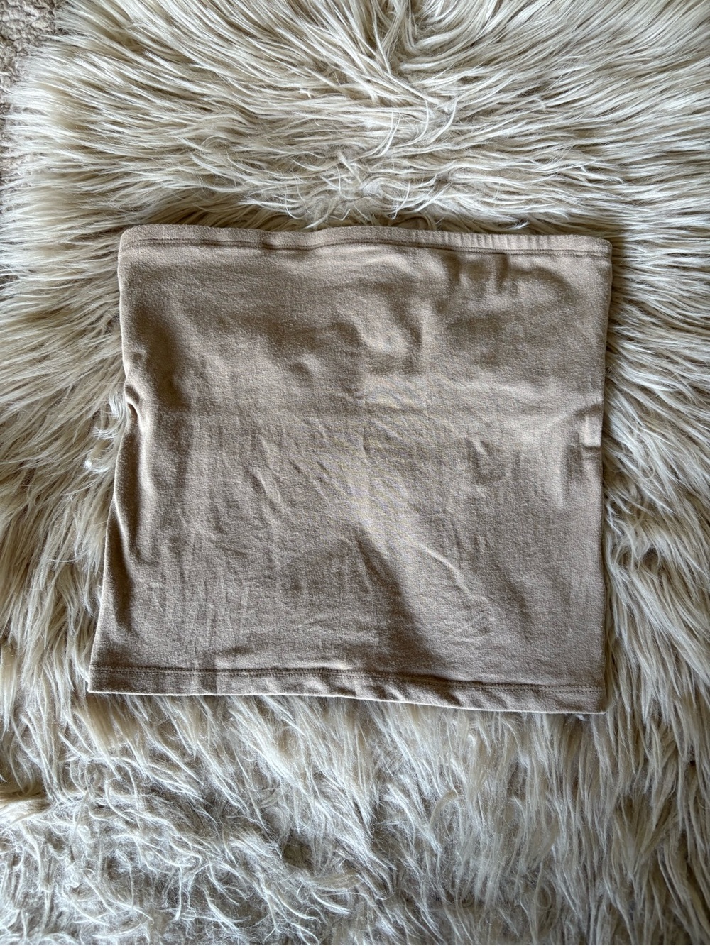 Aerie Beige Cotton Tube Top